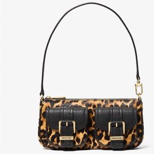 MICHAEL MICHAEL KORS
Zoe Small Leopard Print Calf Hair Pochette